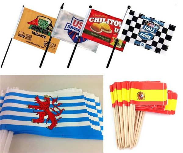 custom miniature flags